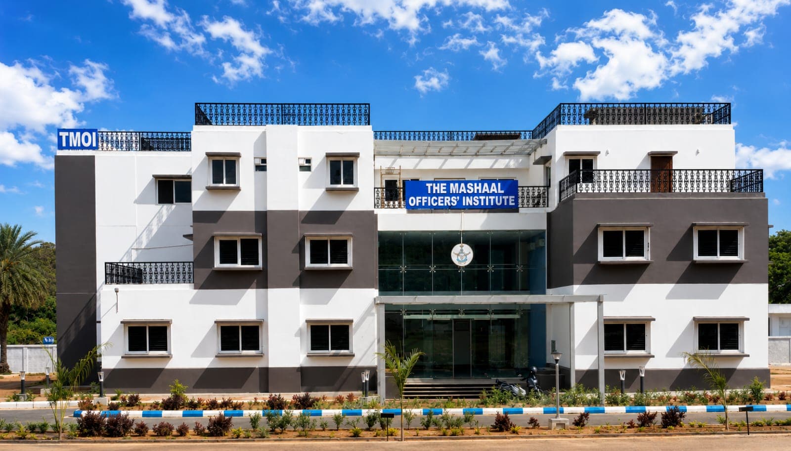 The Mashaal Officers Institute building at Air Force Station Jalahalli